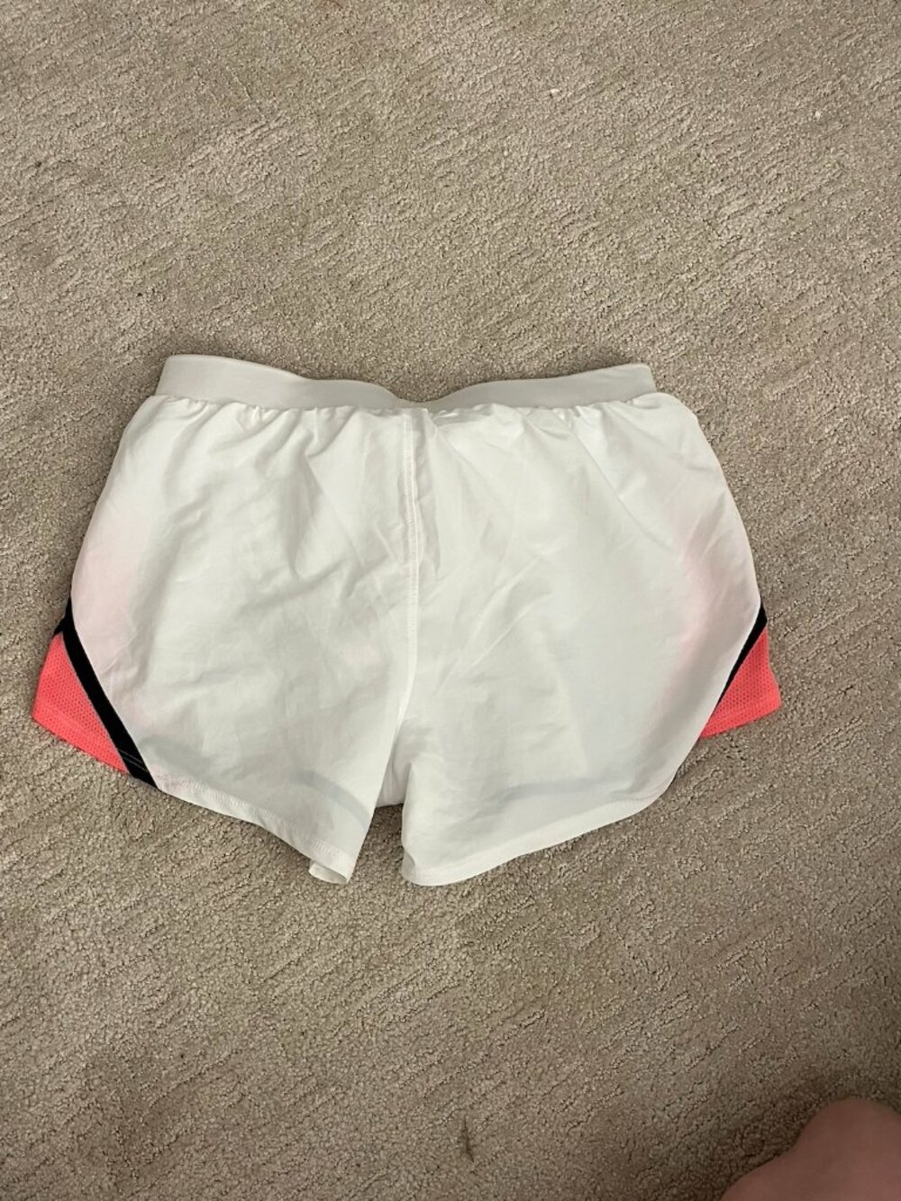 Under Armour White and Pink Shorts - Picture 2 of 3